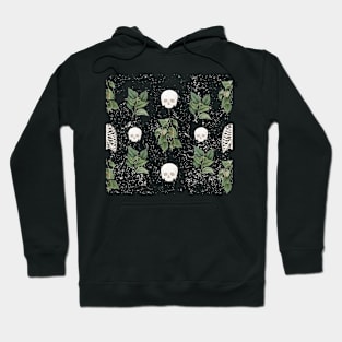 Skulls amongst the plants Hoodie